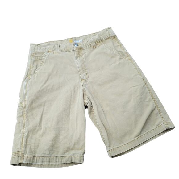 Carhartt Rugged Flex Relaxed Fit Canvas Work Short 10 inch inseam Size 32 - Picture 1 of 7